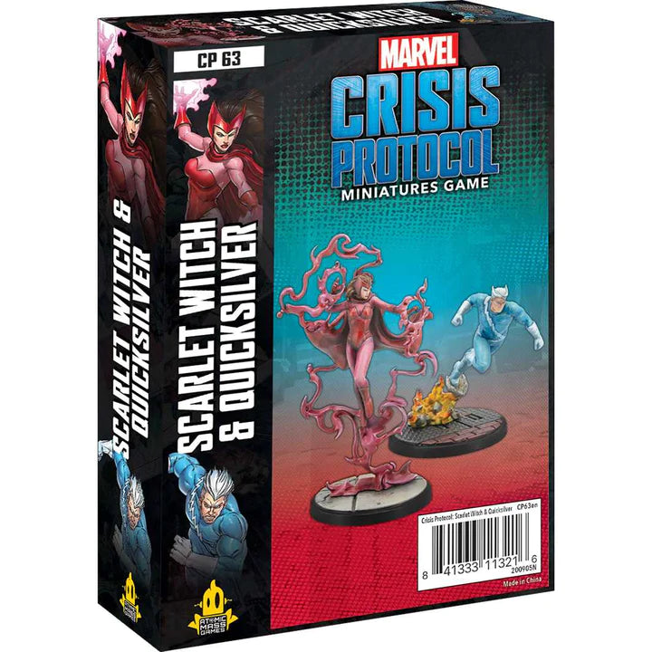 Marvel Crisis Protocol: Scarlet Witch and Quicksilver - Loaded Dice Barry Vale of Glamorgan CF64 3HD