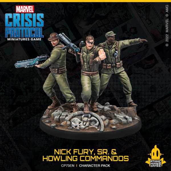 Marvel Crisis Protocol: Nick Fury Sr and Howling Commandos - Loaded Dice