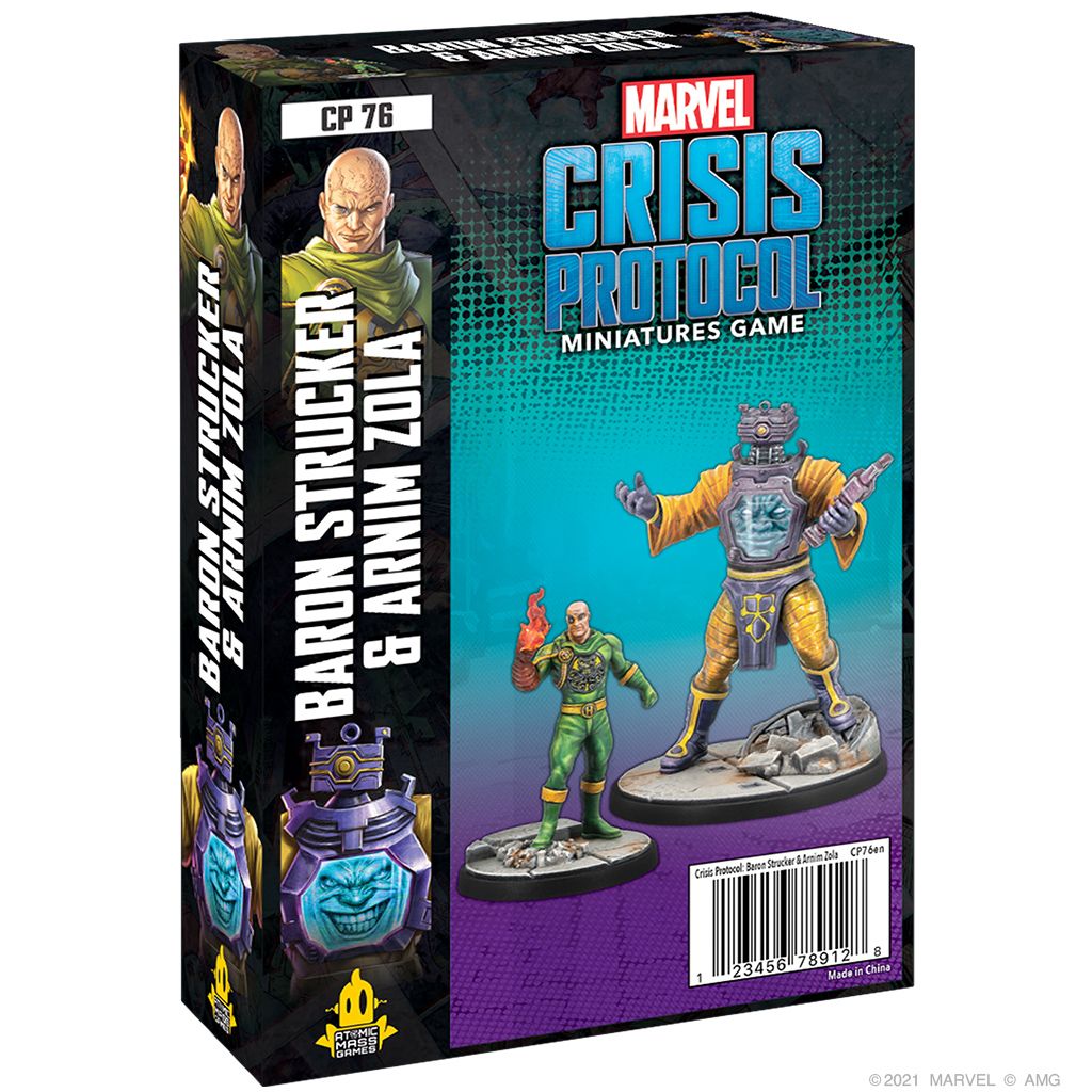 Marvel Crisis Protocol: Baron Strucker and Arnim Zola - Loaded Dice Barry Vale of Glamorgan CF64 3HD