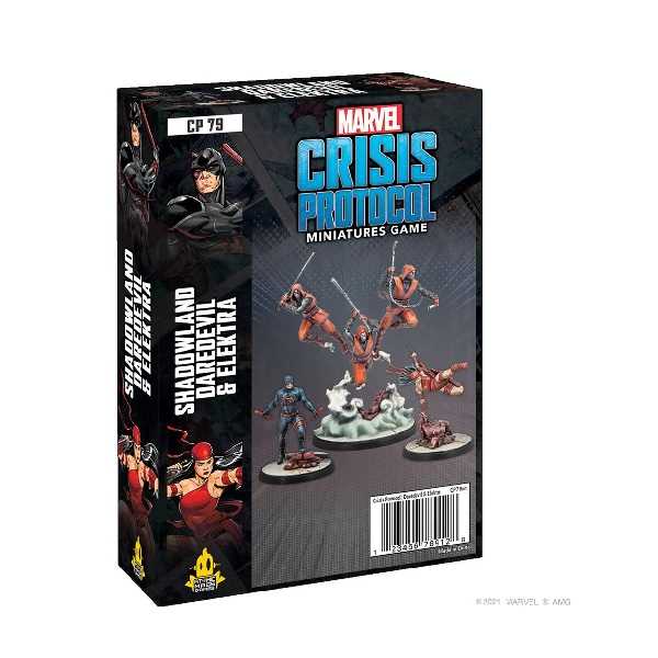 Marvel Crisis Protocol: Shadowland Daredevil and Elektra - Loaded Dice Barry Vale of Glamorgan CF64 3HD