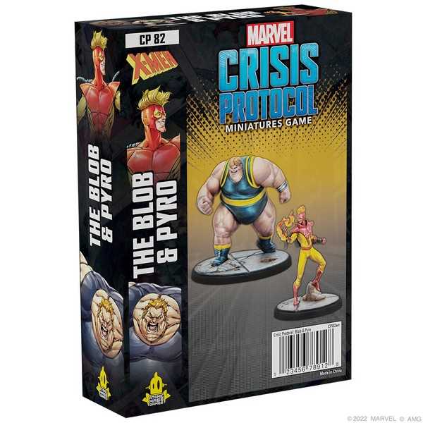 Marvel Crisis Protocol: The Blob & Pyro - Loaded Dice Barry Vale of Glamorgan CF64 3HD