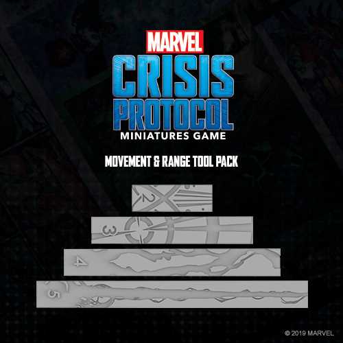 Movement and Range Tool Pack: Marvel Crisis Protocol - Loaded Dice