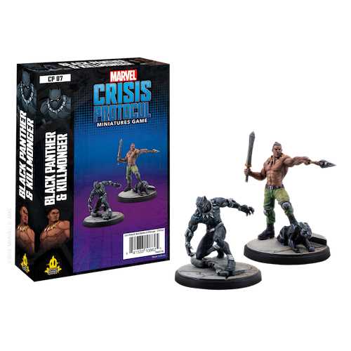 Marvel Crisis Protocol: Black Panther and Killmonger - Loaded Dice Barry Vale of Glamorgan CF64 3HD
