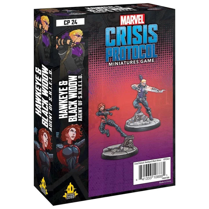 Marvel Crisis Protocol: Hawkeye and Black Widow - Loaded Dice Barry Vale of Glamorgan CF64 3HD
