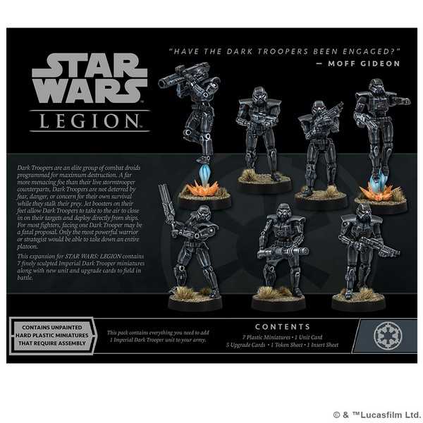Star Wars Legion: Dark Trooper Unit Expansion - Loaded Dice Barry Vale of Glamorgan CF64 3HD