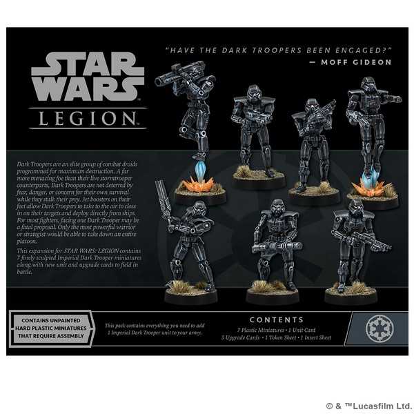 Star Wars Legion: Imperial Dark Troopers Unit Expansion - Loaded Dice