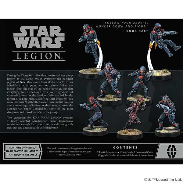 Star Wars Legion: Mandalorian Super Commandos - Loaded Dice Barry Vale of Glamorgan CF64 3HD