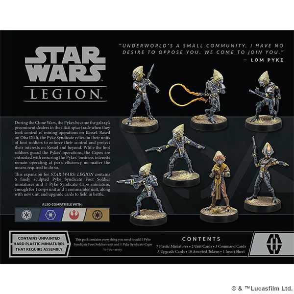Star Wars Legion: Pyke Syndicate Foot Soldiers - Loaded Dice Barry Vale of Glamorgan CF64 3HD