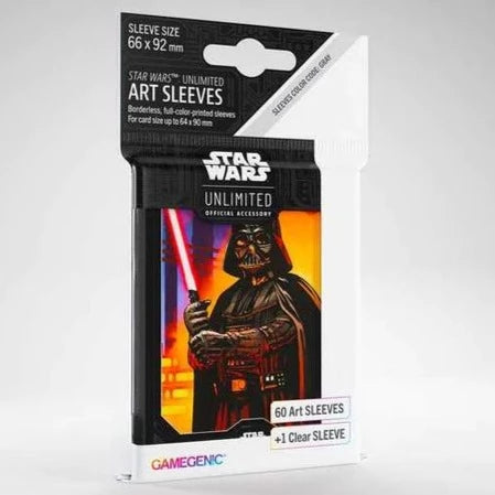 Gamegenic Star Wars: Unlimited Art Sleeves - Darth Vader - Loaded Dice