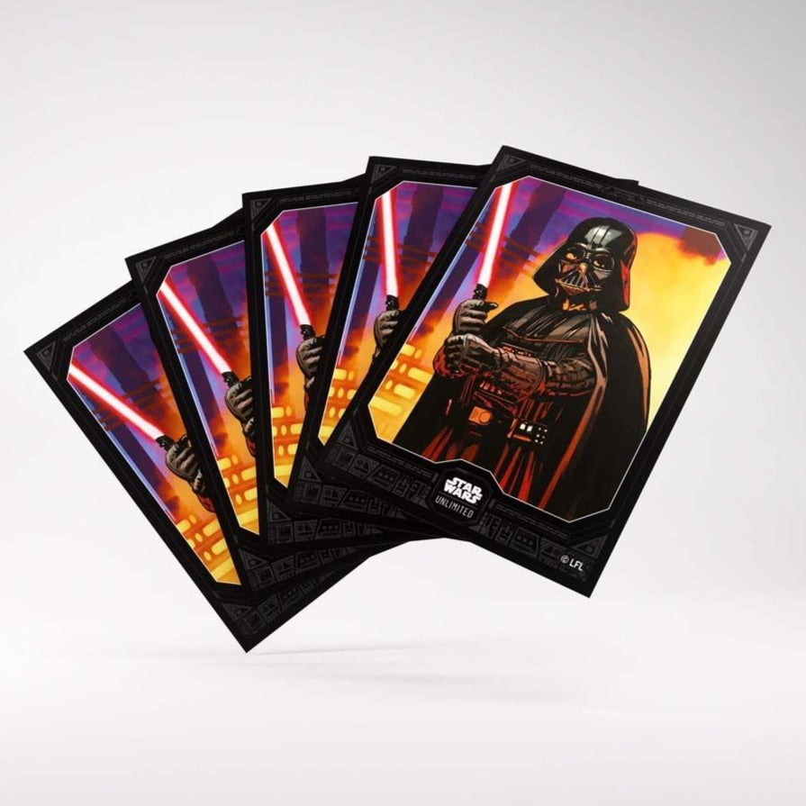 UNIT Gamegenic Star Wars: Unlimited Art Sleeves - Darth Vader - Release Date March 2024 - Loaded Dice Barry Vale of Glamorgan CF64 3HD