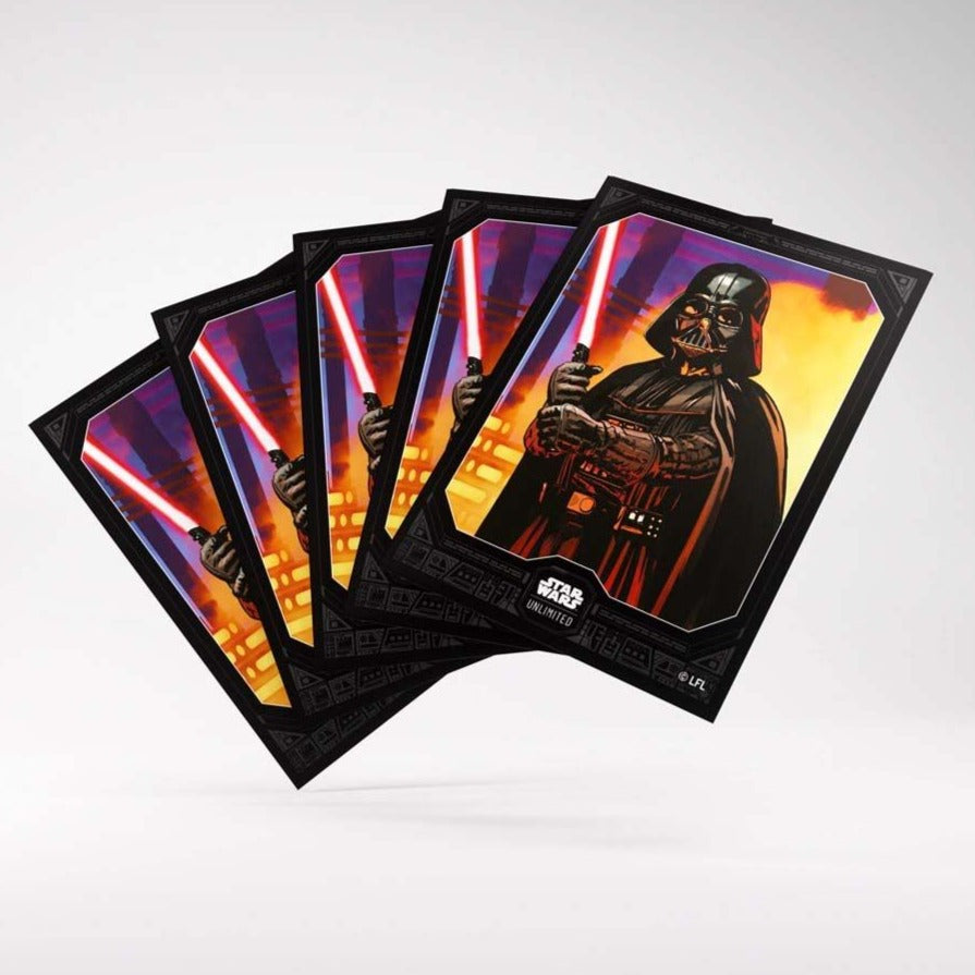 Gamegenic Star Wars: Unlimited Art Sleeves - Darth Vader - Loaded Dice