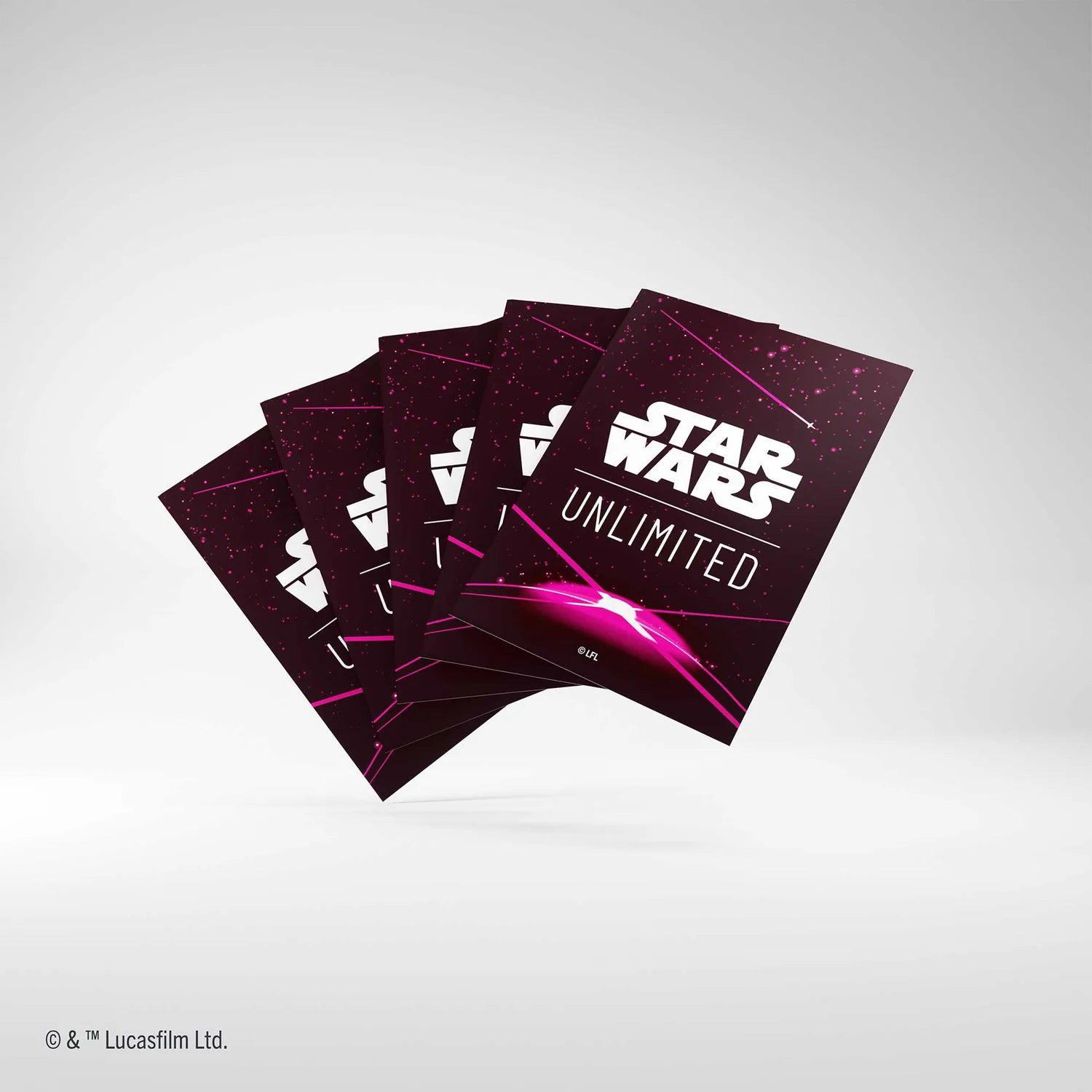 Gamegenic Star Wars: Unlimited Premium Art Sleeves Card Back Magenta