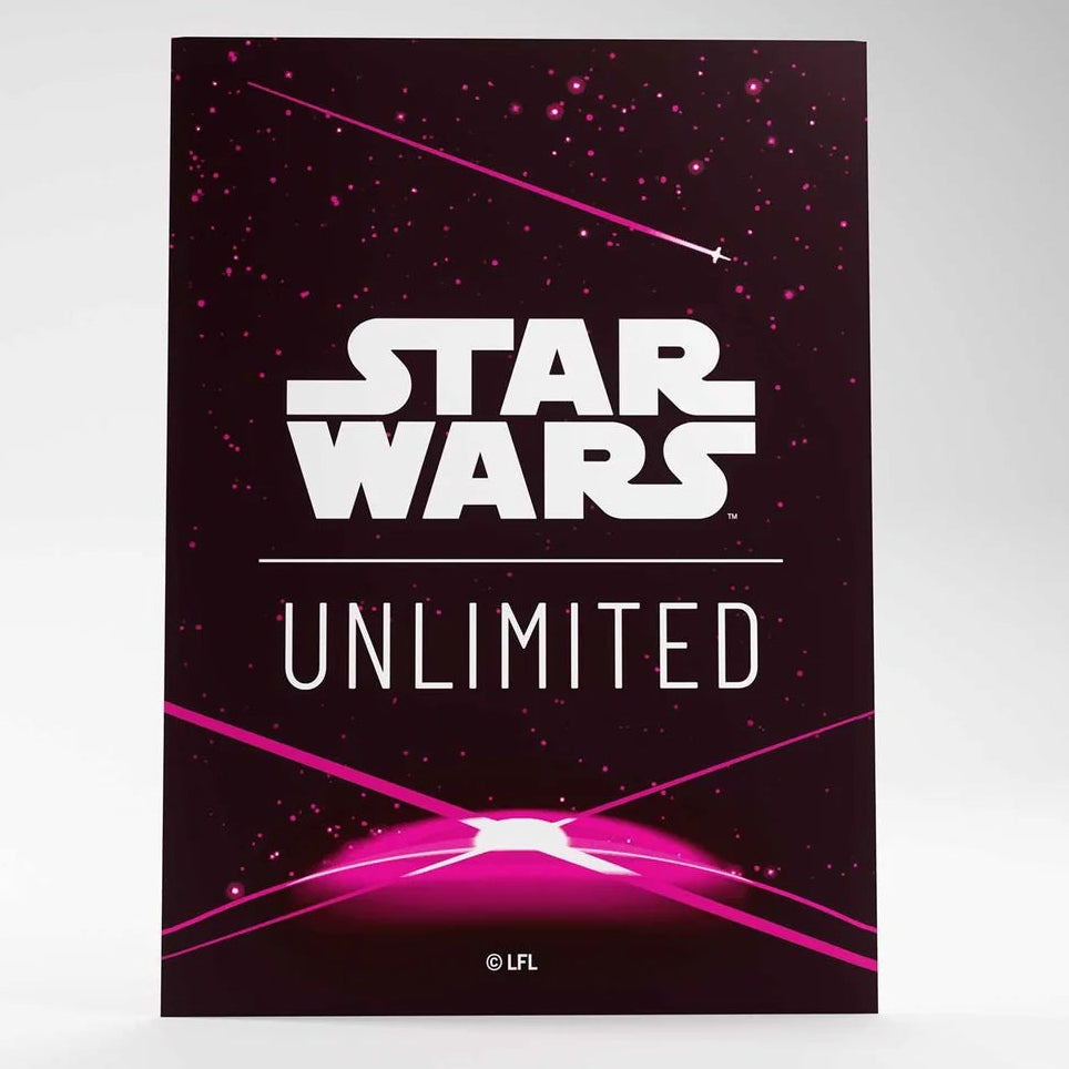 Gamegenic Star Wars: Unlimited Premium Art Sleeves Card Back Magenta