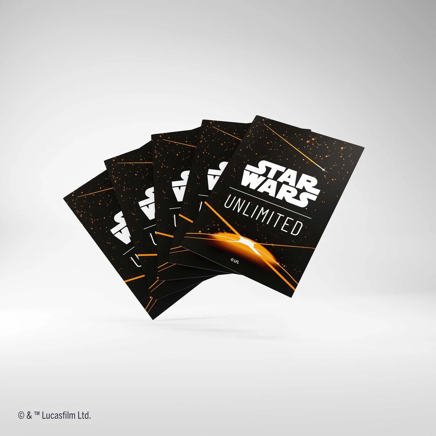 Gamegenic Star Wars: Unlimited Premium Art Sleeves Card Back Orange
