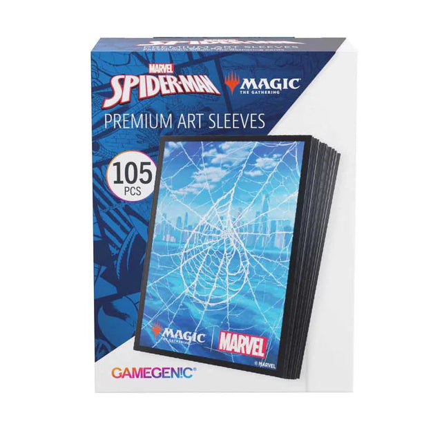 Gamegenic Magic: The Gathering Marvel's Spider-Man Premium Art Sleeves - Spider-Man Island - Loaded Dice