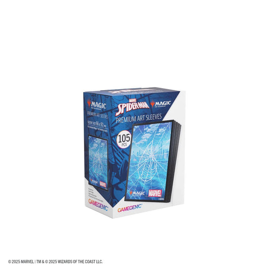 Gamegenic Magic: The Gathering Marvel's Spider-Man Premium Art Sleeves - Spider-Man Island - Loaded Dice