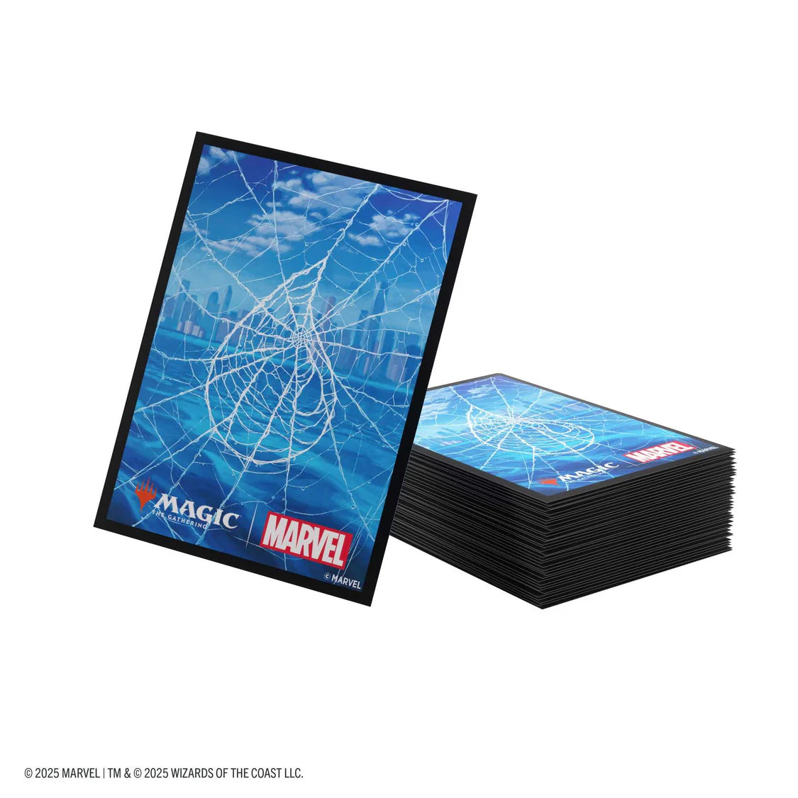 Gamegenic Magic: The Gathering Marvel's Spider-Man Premium Art Sleeves - Spider-Man Island - Loaded Dice