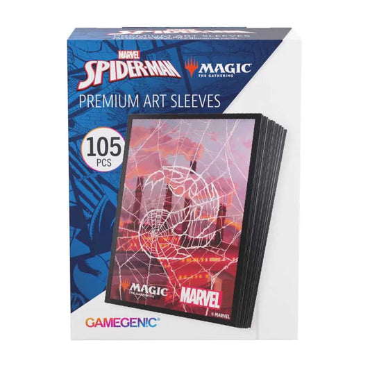 Gamegenic Magic: The Gathering Marvel's Spider-Man Premium Art Sleeves - Spider-Man Mountain - Loaded Dice