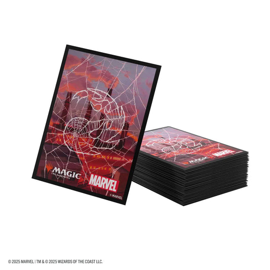 Gamegenic Magic: The Gathering Marvel's Spider-Man Premium Art Sleeves - Spider-Man Mountain - Loaded Dice