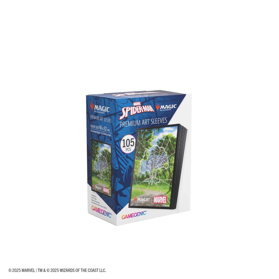 Gamegenic Magic: The Gathering Marvel's Spider-Man Premium Art Sleeves - Spider-Man Forest - Loaded Dice
