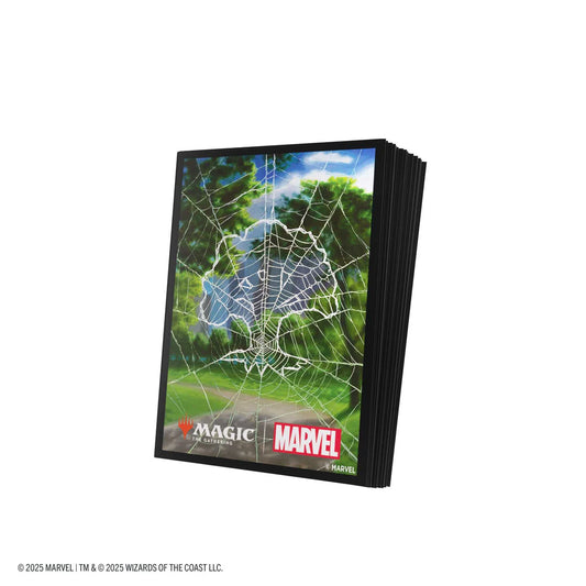 Gamegenic Magic: The Gathering Marvel's Spider-Man Premium Art Sleeves - Spider-Man Forest - Loaded Dice