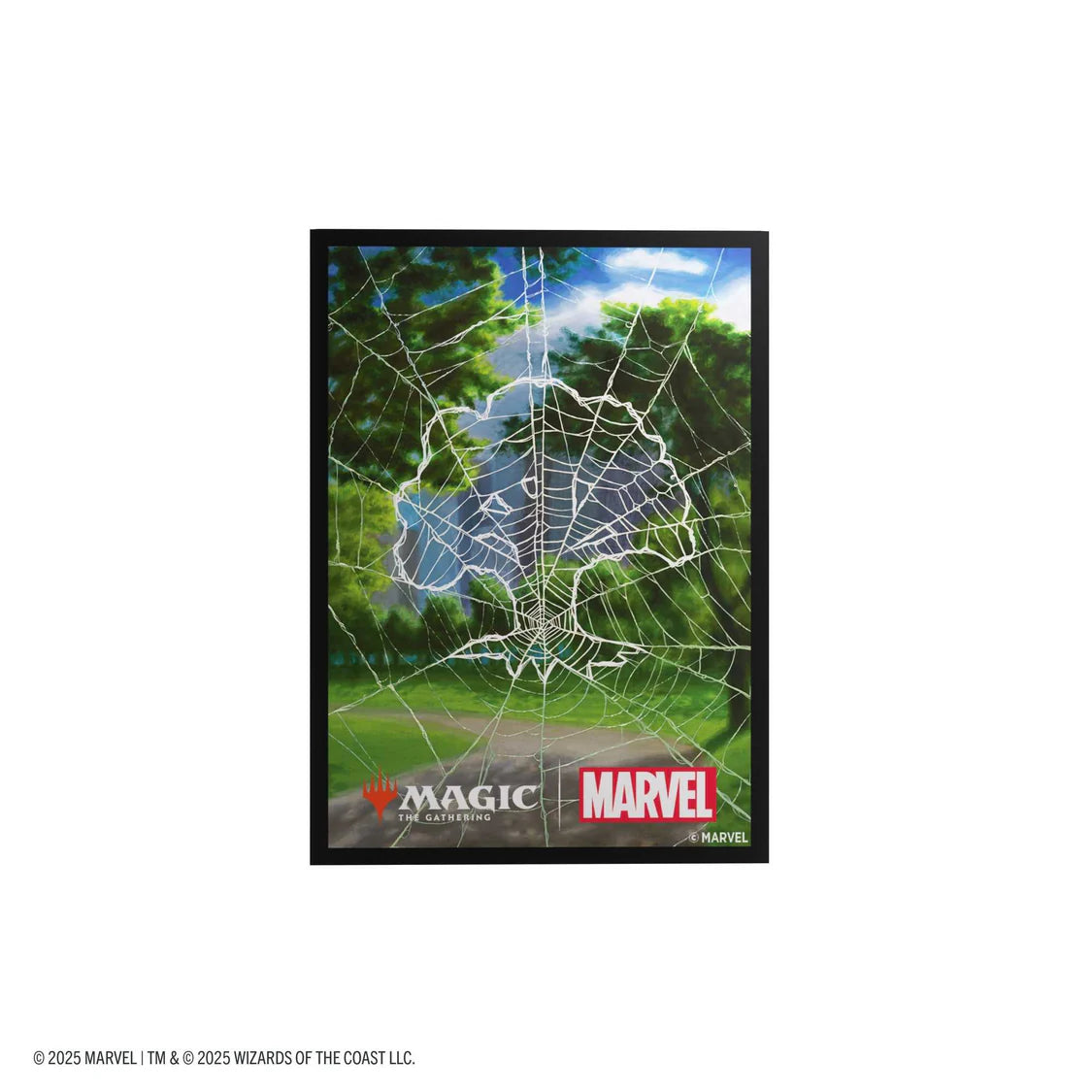 Gamegenic Magic: The Gathering Marvel's Spider-Man Premium Art Sleeves - Spider-Man Forest - Loaded Dice