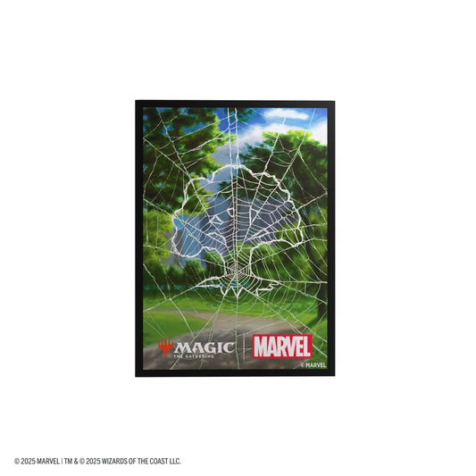 Gamegenic Magic: The Gathering Marvel's Spider-Man Premium Art Sleeves - Spider-Man Forest - Loaded Dice
