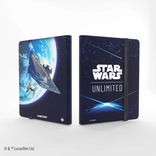 Gamegenic Star Wars: Unlimited 18-Pocket Album - Card Back Blue - Loaded Dice