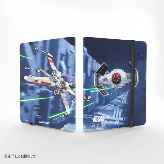 Gamegenic Star Wars: Unlimited 18-Pocket Album - X-wing/Tie Fighter - Loaded Dice