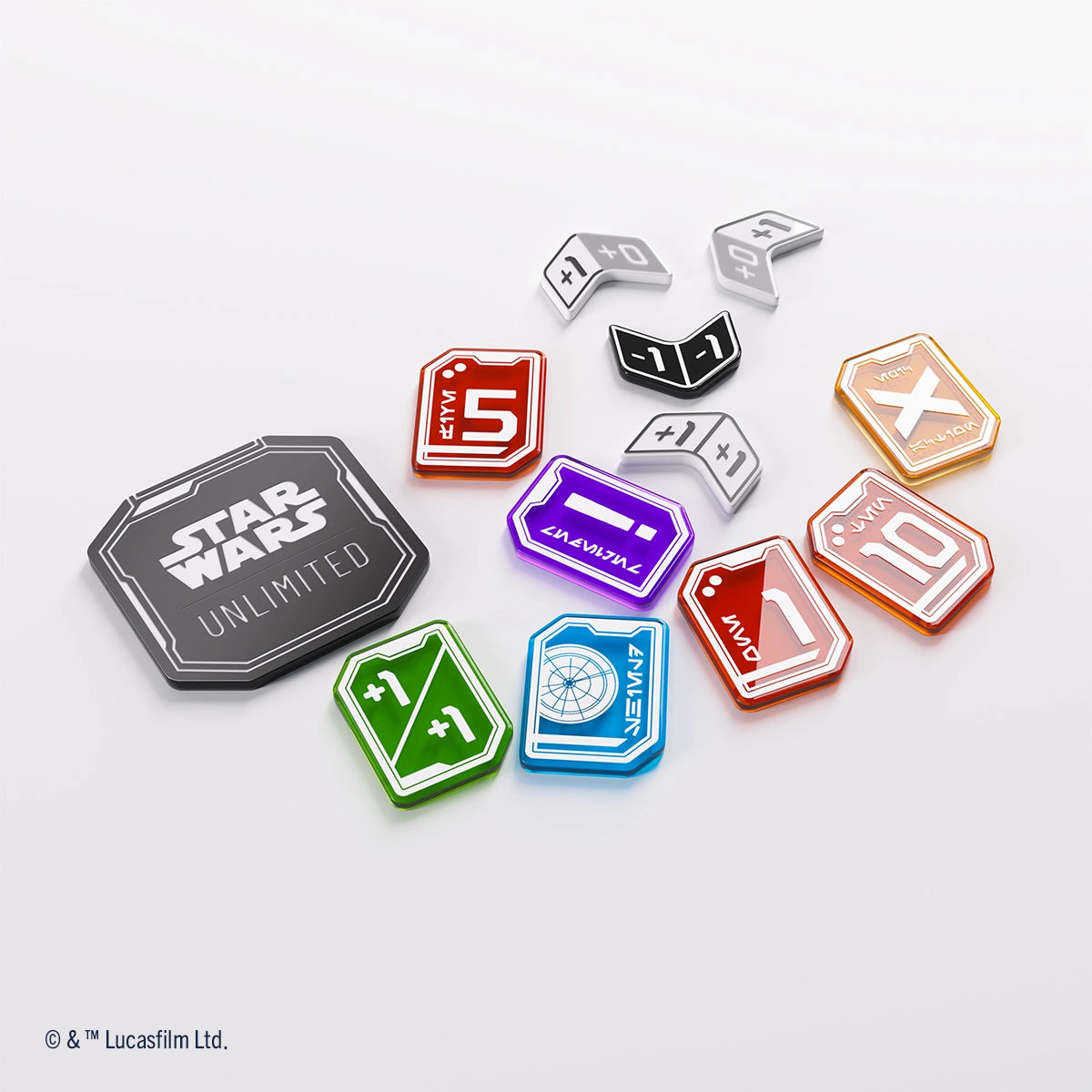Gamegenic Star Wars: Unlimited Premium Tokens - Release Date 1/3/24 - Loaded Dice Barry Vale of Glamorgan CF64 3HD