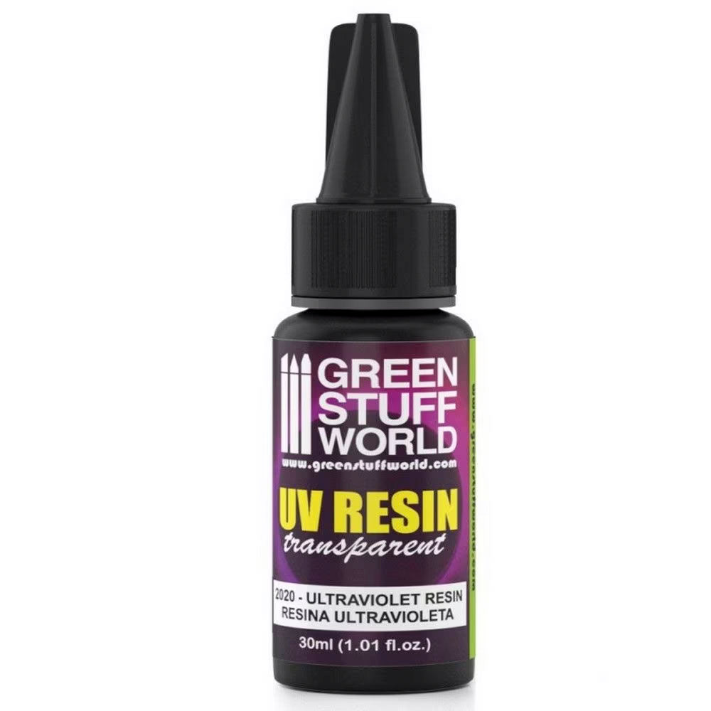 Green Stuff World UV Resin - Transparent - Loaded Dice