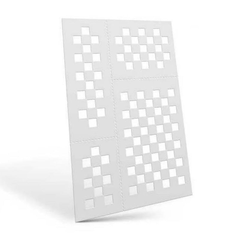 Green Stuff World - Mylar Flexible Stencils CHEQUER Medium (6mm) - Loaded Dice