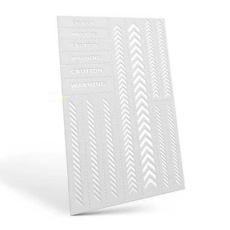 Green Stuff World - Mylar flexible stencils - Caution Strips (5mm) - Loaded Dice