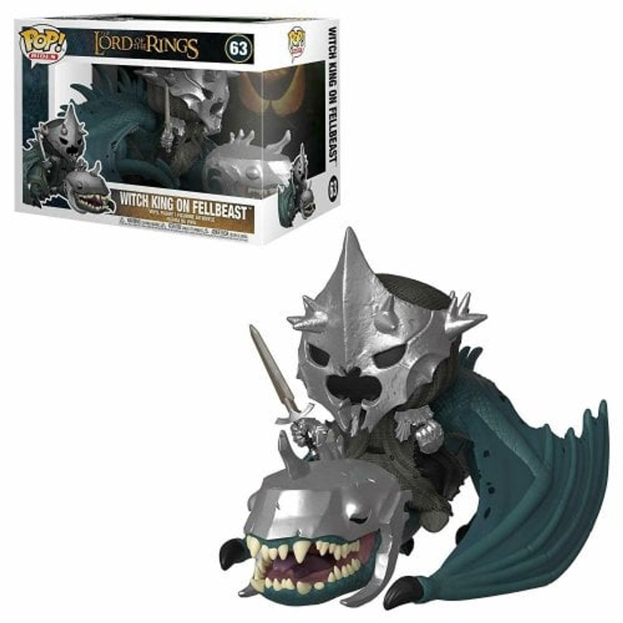 Lord of the Rings Funko POP! Witch King & Fellbeast 15cm - Loaded Dice