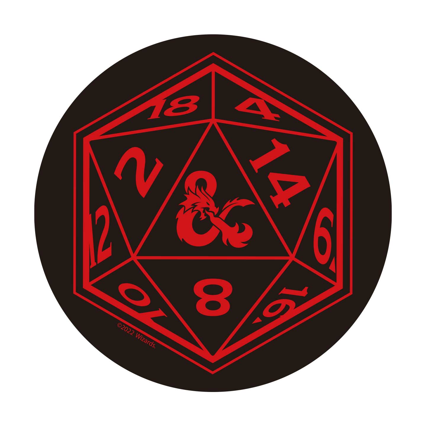 Dungeons & Dragons XL Desk Pad & Coaster Set - Loaded Dice