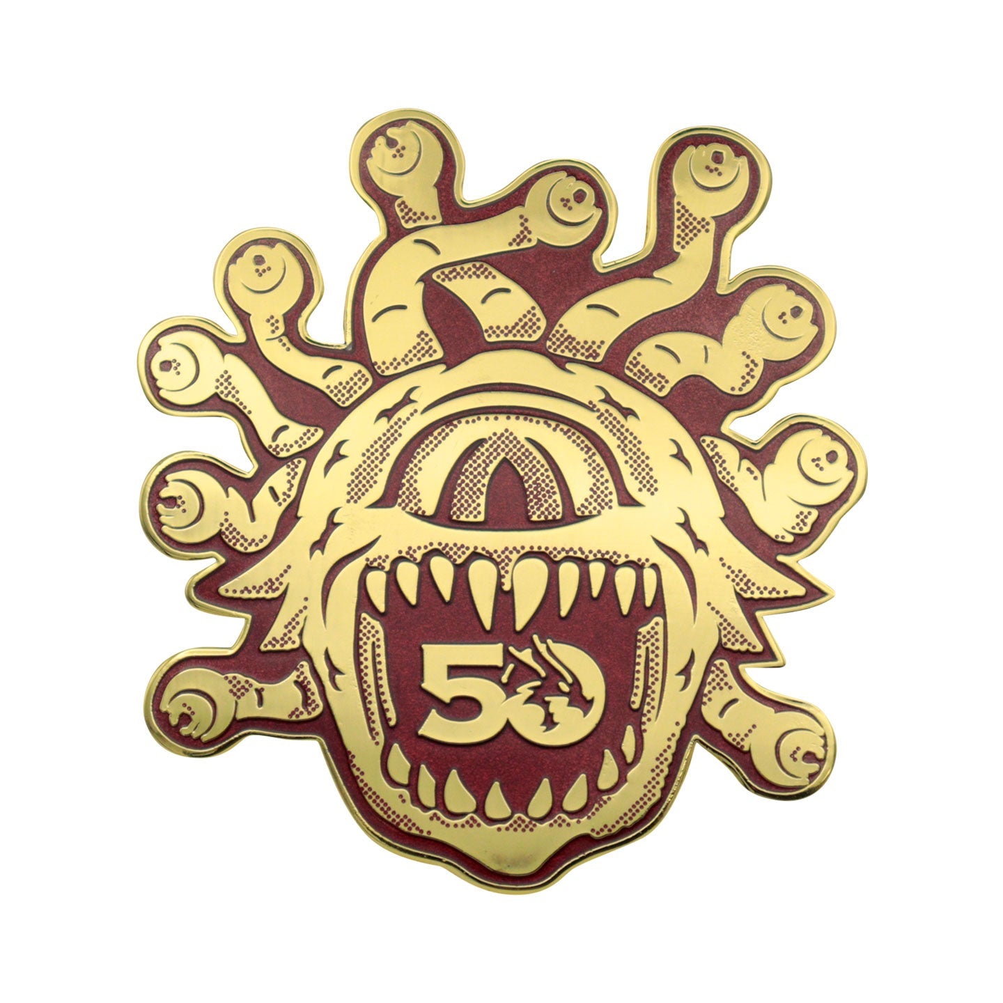 Dungeons & Dragons 50th Anniversary Set of 3 Pin Badges - Loaded Dice