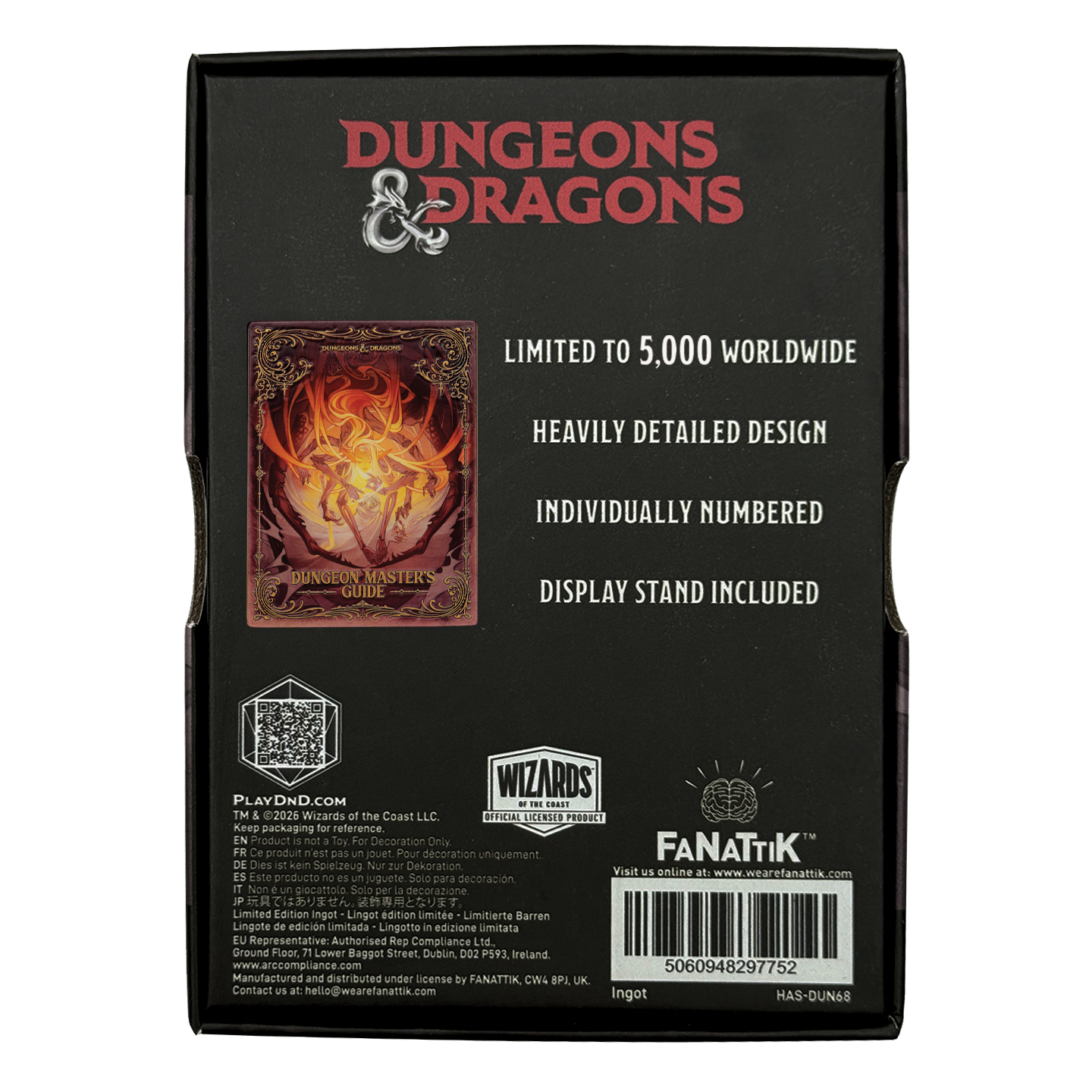 Dungeons & Dragons – Dungeon Masters Guide Alternate Cover Ingot - Loaded Dice
