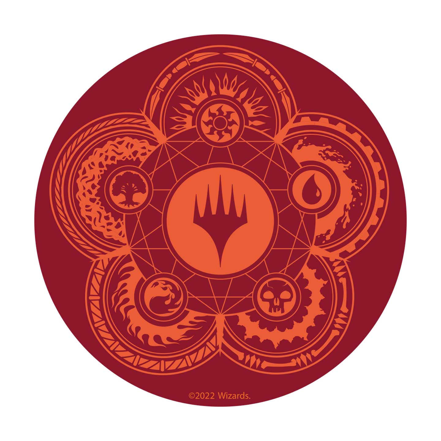 Magic the Gathering XL Desk Pad & Coaster Set - Loaded Dice