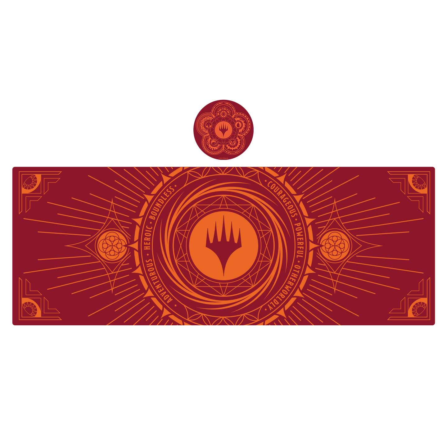 Magic the Gathering XL Desk Pad & Coaster Set - Loaded Dice