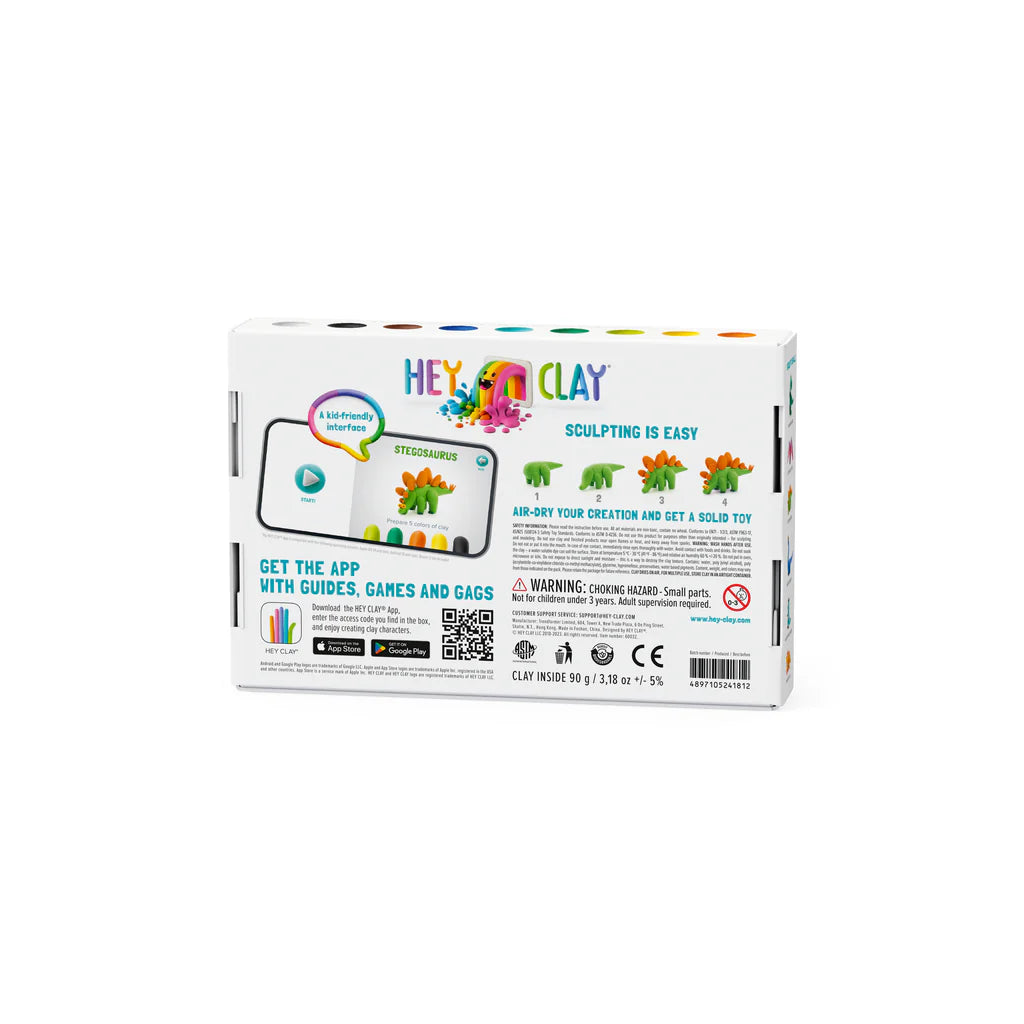 HEY CLAY Dinos (6 Cans) - Loaded Dice