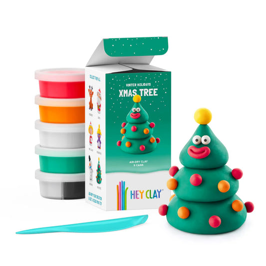Hey Clay Winter Holidays - Christmas Tree - Loaded Dice