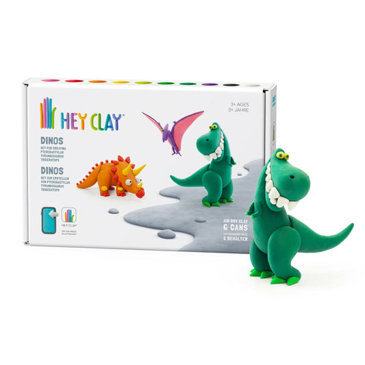 HEY CLAY Dinos (6 Cans) - Loaded Dice
