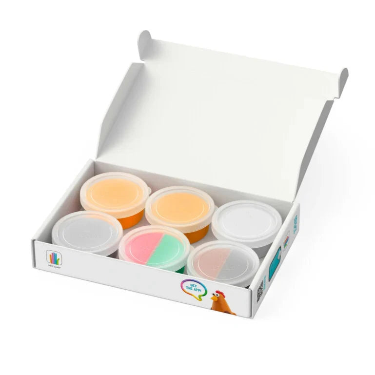 HEY CLAY Farm Birds (6 Cans) - Loaded Dice