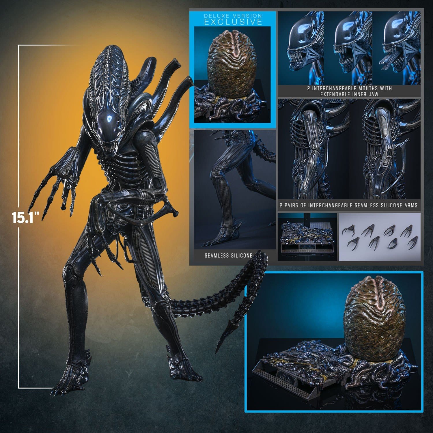 Hot Toys Aliens: Alien Warrior Deluxe Version 1/6