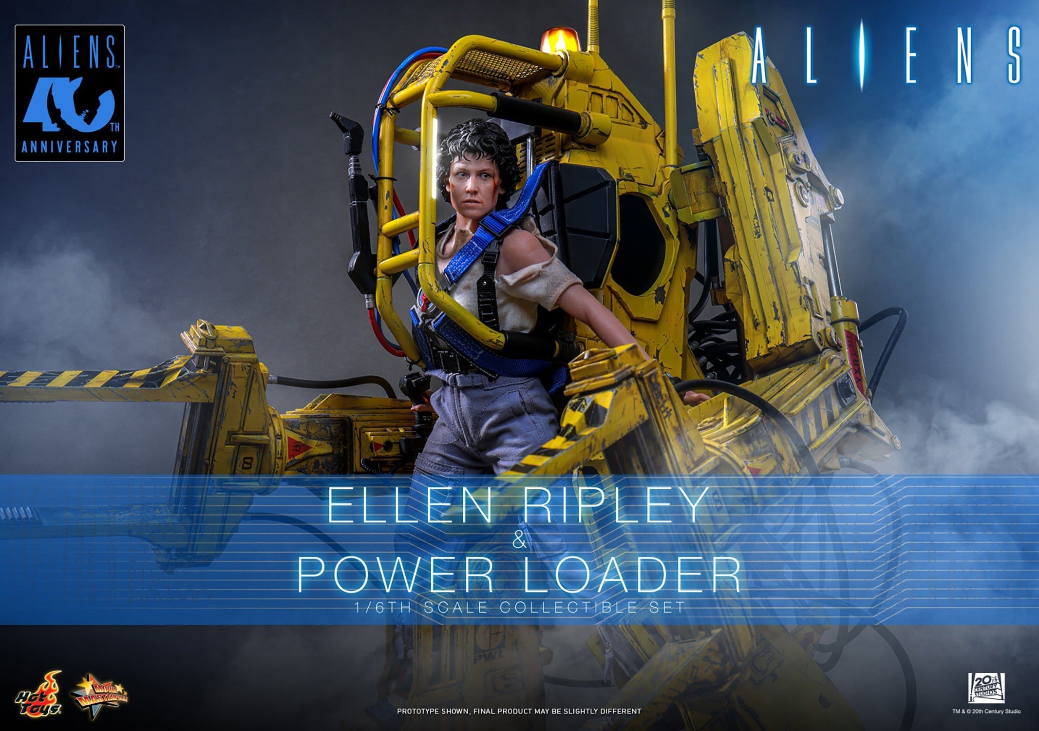 Hot Toys Aliens: Ellen Ripley & Power Loader 1/6 Set