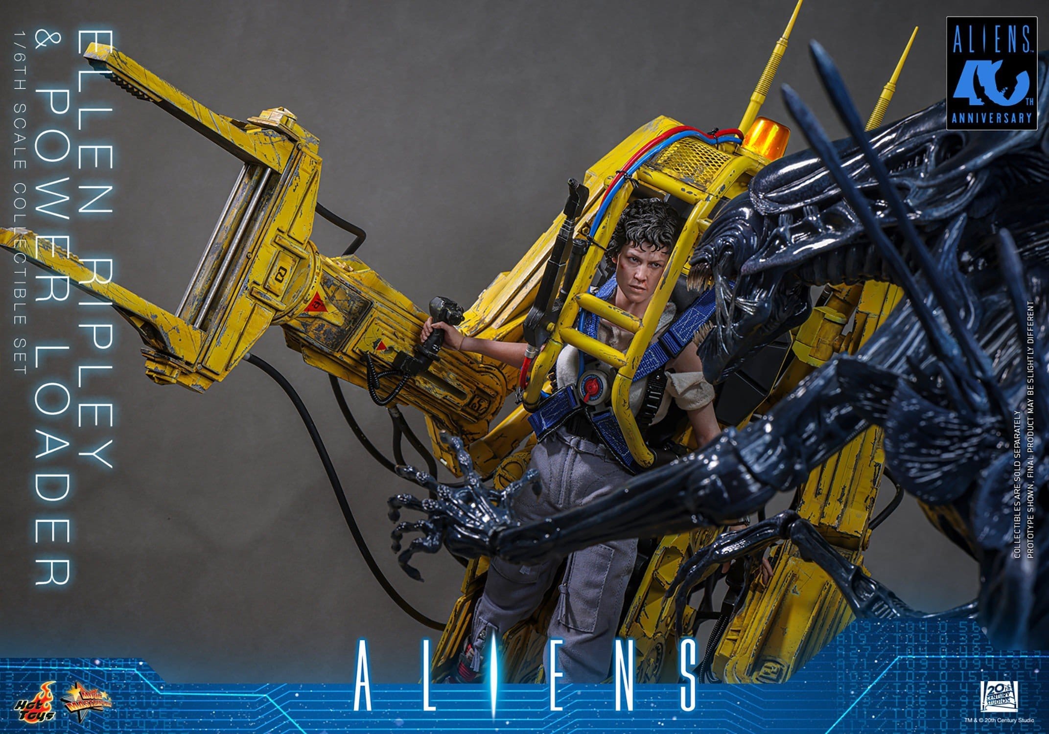 Hot Toys Aliens: Ellen Ripley & Power Loader 1/6 Set