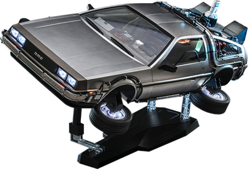 Hot Toys - Back to the Future II Movie Masterpiece Vehicle 1/6 DeLorean Time Machine 72cm - Arriving Late September 2023 - Loaded Dice Barry Vale of Glamorgan CF64 3HD
