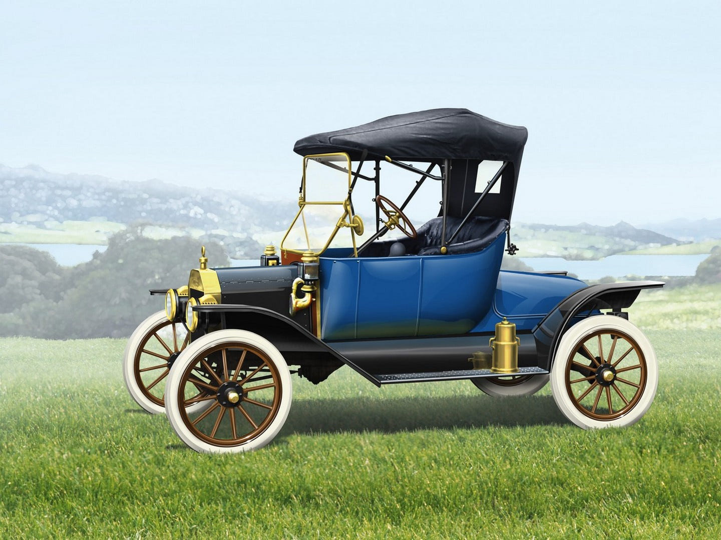 ICM 1:24 Model T 1913 Roadster American Passenger Car - ICM24001