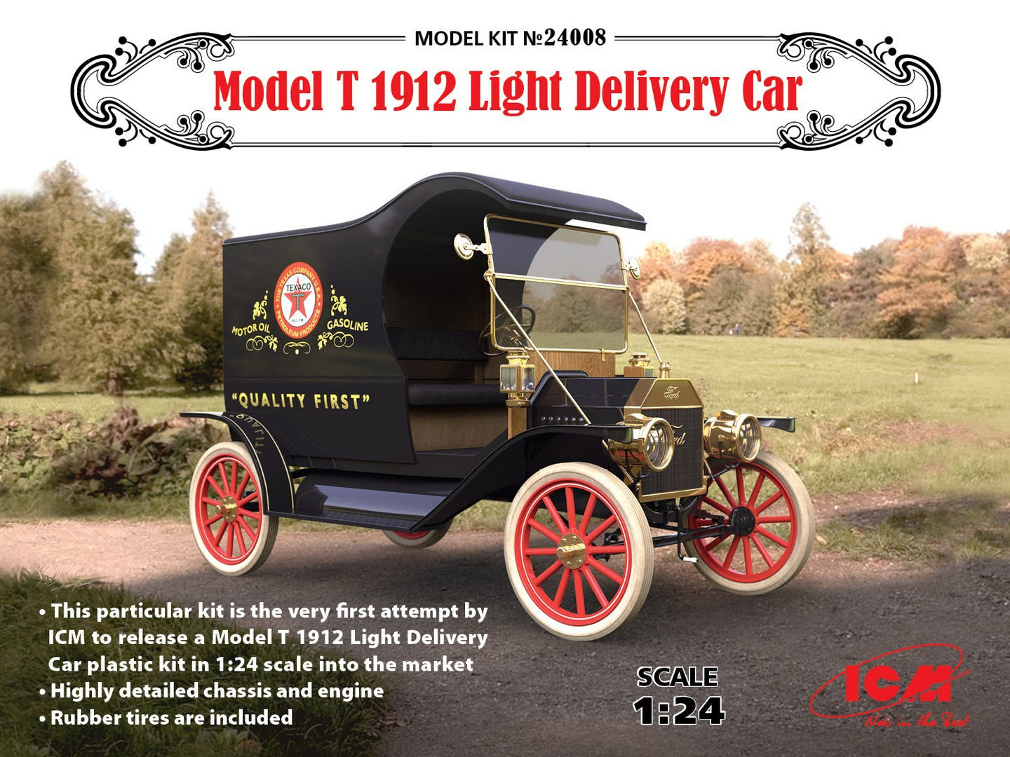 ICM 1:24 Model T 1912 Light Delivery Car - ICM24008