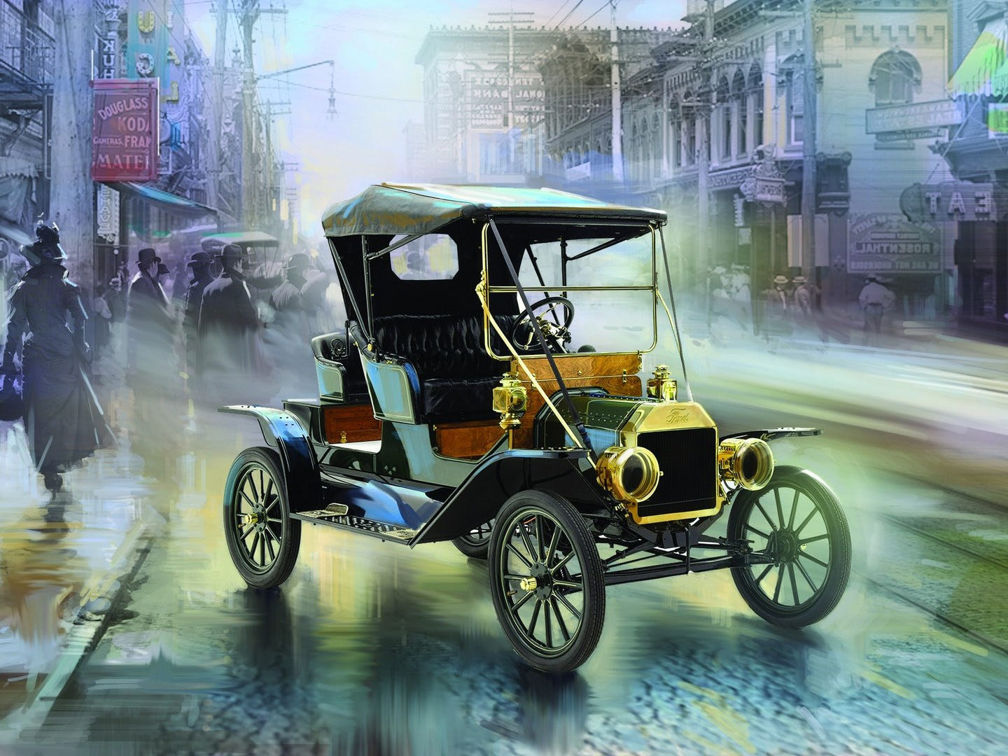ICM 1:24 Model T 1912 Commercial Roadster American Car - ICM24016